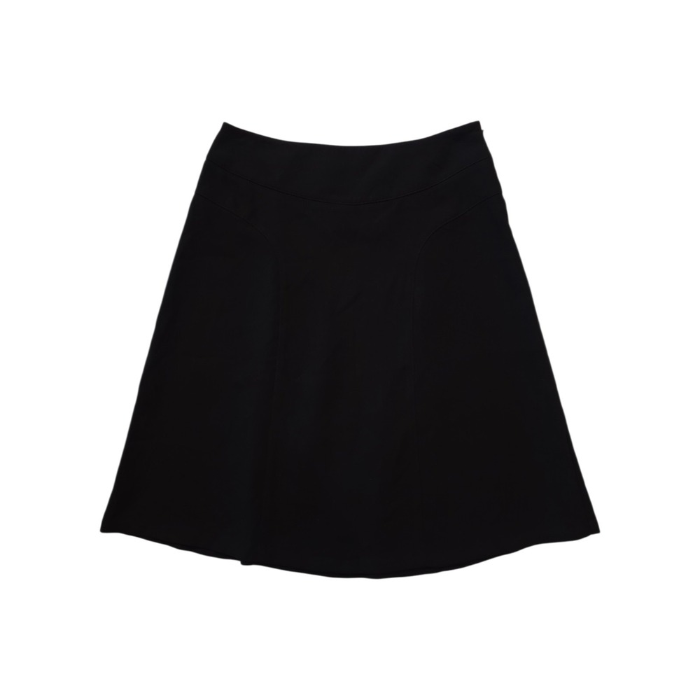 New York & Company Black A-Line Skirt Size 6 Career Workwear